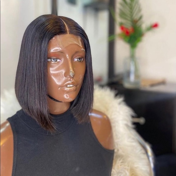 10inch bob straight Brazilian virgin Human hair - Picture 2 of 5